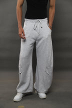 GRAY BAGGY PANTALOON