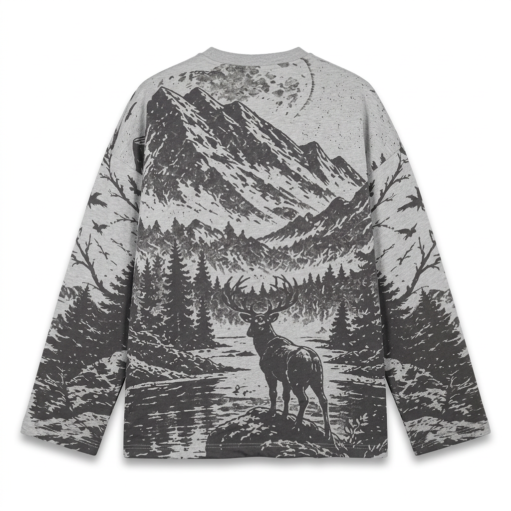 Back shirt mockup