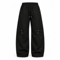 Baggy relaxed fit aur terry fabric look wala trouser