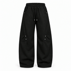 Baggy relaxed fit aur terry fabric look wala trouser