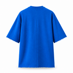 Blue GHOOSH tee back mockup