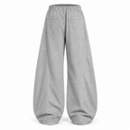 Grey trouser invisible mannequin back view