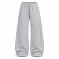 Grey trouser invisible mannequin front view