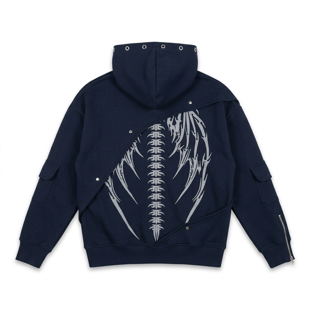 Hoodie back mockup