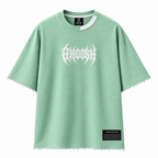 Mint GHOOSH tee front mockup