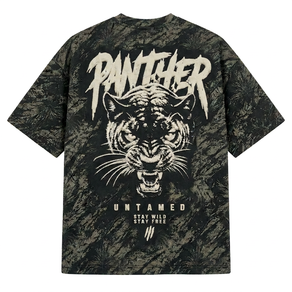 Panther back artwork matched to reference